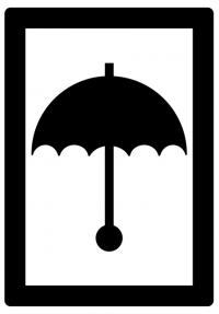 Handling etiket "Paraplu"